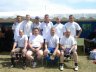 Holdfoto Glud Værtshus Fodbold 2009. Øverst fra venstre er det: Dan, Anders Juul, Allan Jelsing, Christian Stobberup, Brian og Kim Jørgensen. Nederst fra venstre er det: Brian Jelsing, Rasmus Zeb, og Lars Nielsen.