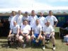 Holdfoto Glud Værtshus Fodbold 2009. Øverst fra venstre er det: Dan, Anders Juul, Allan Jelsing, Christian Stobberup, Brian og Kim Jørgensen. Nederst fra venstre er det: Brian Jelsing, Rasmus Zeb, og Lars Nielsen.