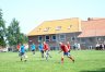 Zeb, Anders Juul, Brian og Christian Stobberup i kamp for Rønnebærholdet ved Glud Værtshusfodbold 2010