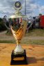 Pokalen for 20 års deltagelse ved havnefestfodbolden i 2013