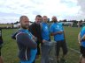 Thingholm, Brian, Anders Juul og Stobberup inden kampene ved Havnefestfodbolden 2016